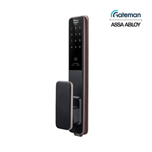 게이트맨 푸시풀 디지털도어락 + 보강판 + 설치부자재 세트 GP-500R