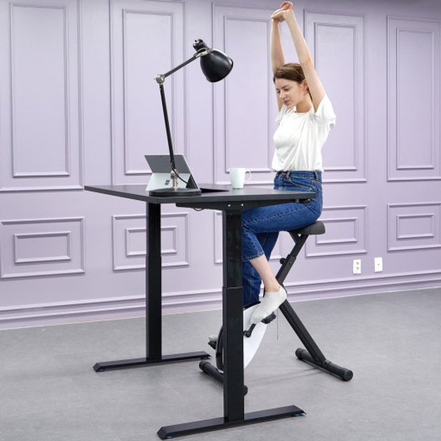 듀얼모터 높이조절 책상 모션데스크 듀얼플러스 3STEP 직각 1400X800