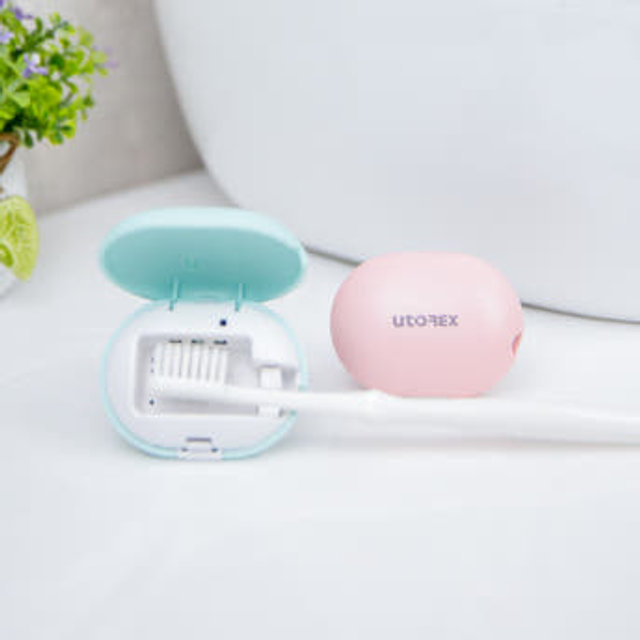 유토렉스 휴대용 에그팝 UV-C USB 충전 칫솔살균기