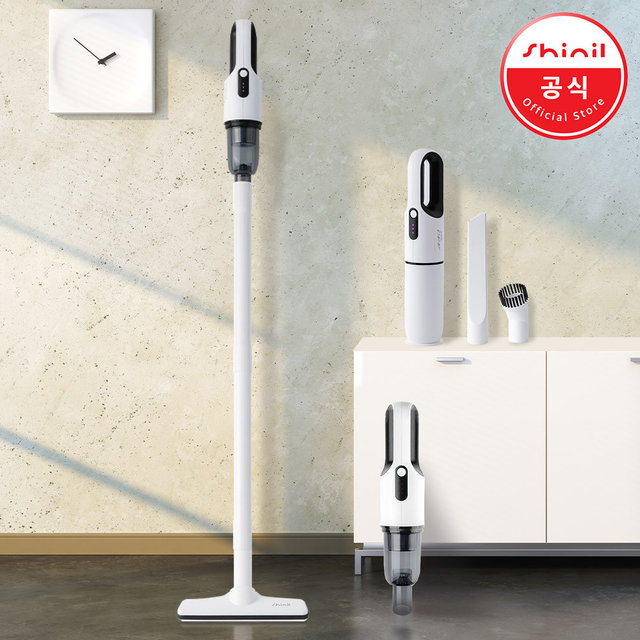 신일 무선 미니 핸디청소기 소형 원룸 가벼운 청소기 차량용 머리카락 SVC-P6000HP