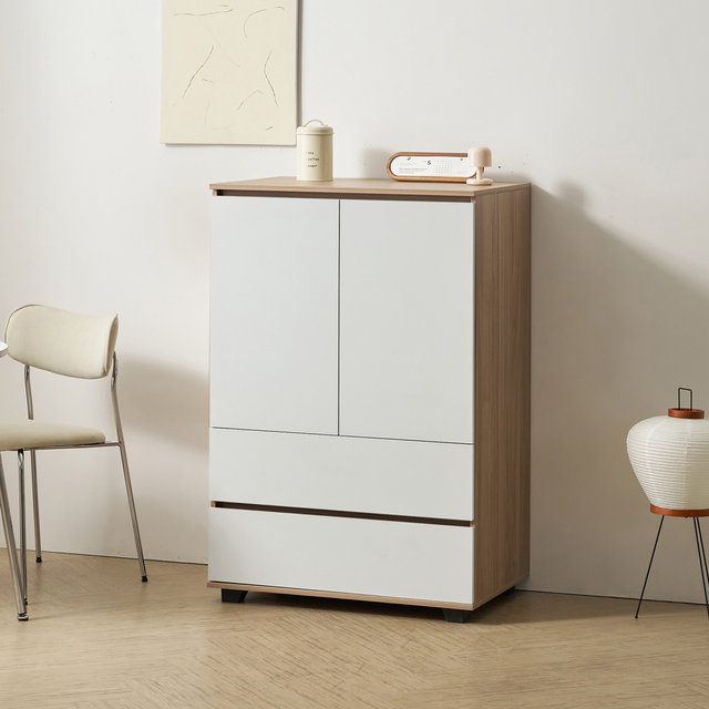 [착불배송 상세확인] C31322 대용량 팬트리 투서랍 다용도 수납장 3colors