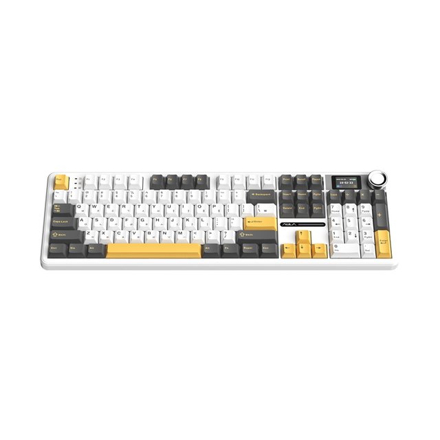 AULA F108PRO 화이트 저소음로즈축