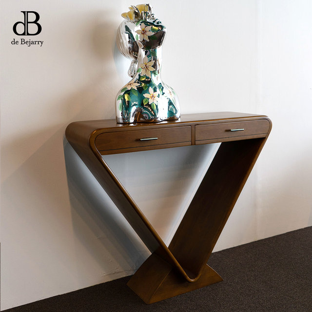 [de Bejarry] 프랑스 드비저리 아이콘 콘솔 우드 선반 수납장