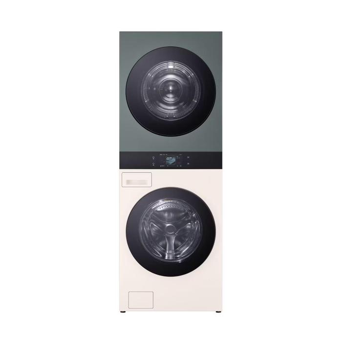 [구독] LG전자 워시타워 25kg+25kg WA2525EGHF 네이처베이지/네이처그린 의무60개월