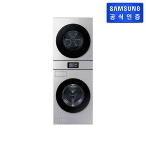 비스포크 그랑데AI 원바디 Top-Fit WH90F2520GBHT 25kg+20kg (실버스틸)