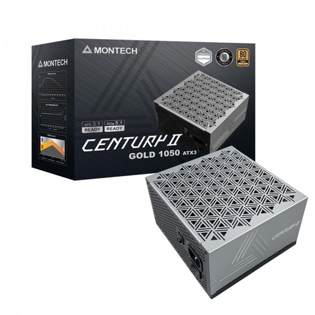 MONTECH CENTURY II 1050 80PLUS골드 풀모듈러 ATX3.1 (정품, 빠른발송)