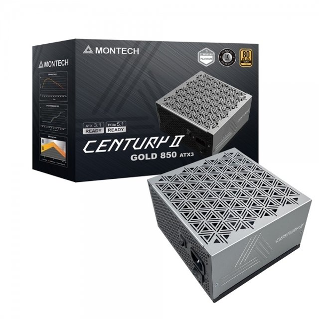 MONTECH CENTURY II 850 80PLUS골드 풀모듈러 ATX3.1 (정품, 빠른발송)