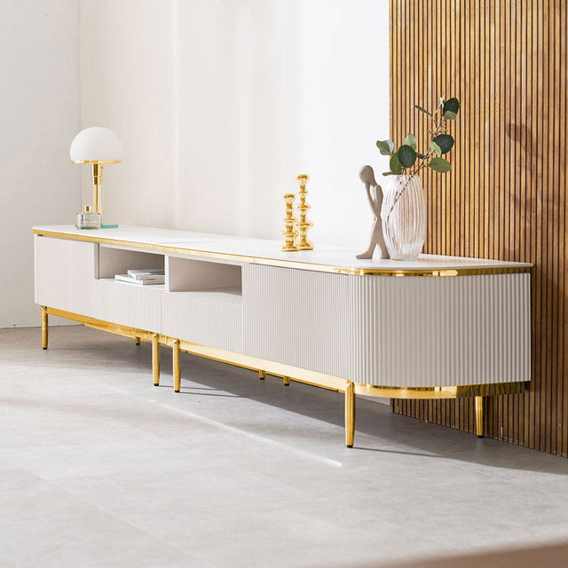 플라토 템바보드 세라믹 85인치 TV 거실장 장식장 티비다이