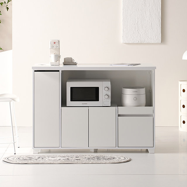 [착불배송 상세확인] F41400 수납 렌지대 홈바 1200 1color