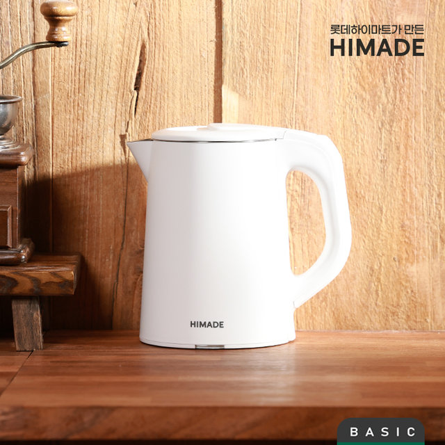 [최상급 / 황금점] 하이메이드 통스텐 전기주전자 화이트 (J)HDDEK-H08WH