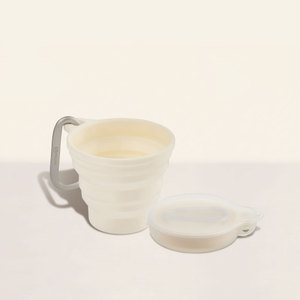 실리만 하모니 접이식 휴대컵_크림베이지