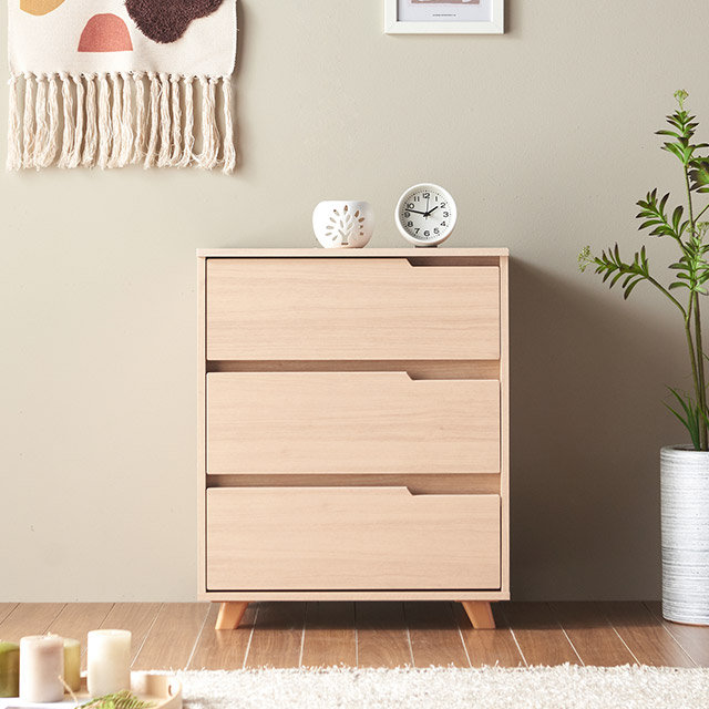 [착불배송 상세확인] C730 3단 서랍장 600 7colors