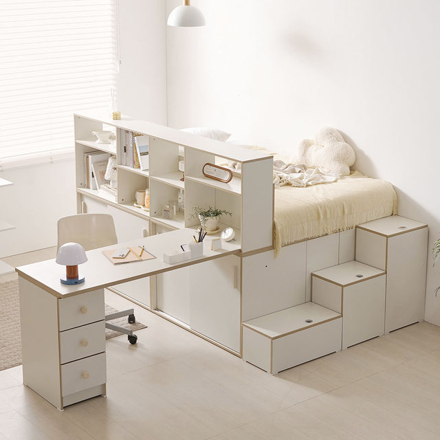 포포 수납침대 SS 빅수납 대용량 벙커 파티션 침대