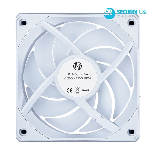 [서린공식] 리안리 UNI FAN CL Wireless 120 화이트 3팩