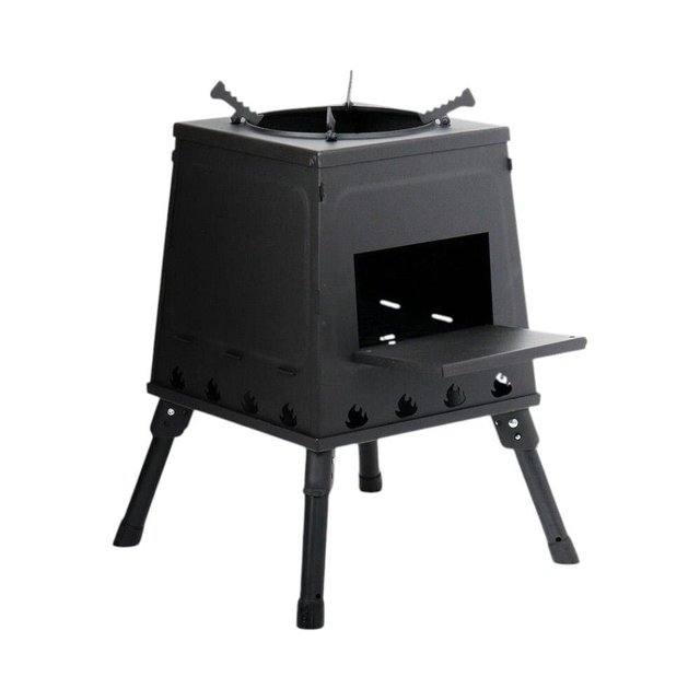 캠핑용 화목 난로 (26x34cm 블랙) JT66