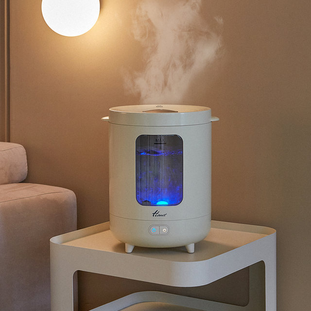한일 물멍 이지필 글라스 가열식 가습기 신생아 아기 HGSP-IY70 (3L, 무드등, 아이보리)