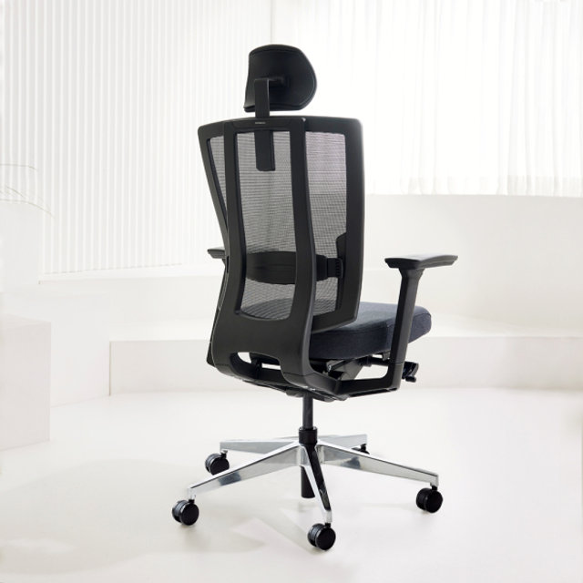 [단독상품] [다운로드 13% 쿠폰] 듀오백 브라보 BR-200C 알루미늄베이스 메쉬 컴퓨터 책상 의자