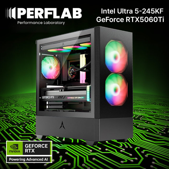 인텔 Ultra 5-245KF RTX 5060Ti 16GB 32GB 1TB 게이밍 컴퓨터 데스크탑 조