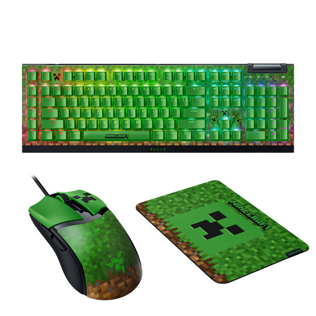 레이저 코브라+블랙위도우 V4+기간투스 V2M 마인크래프트세트