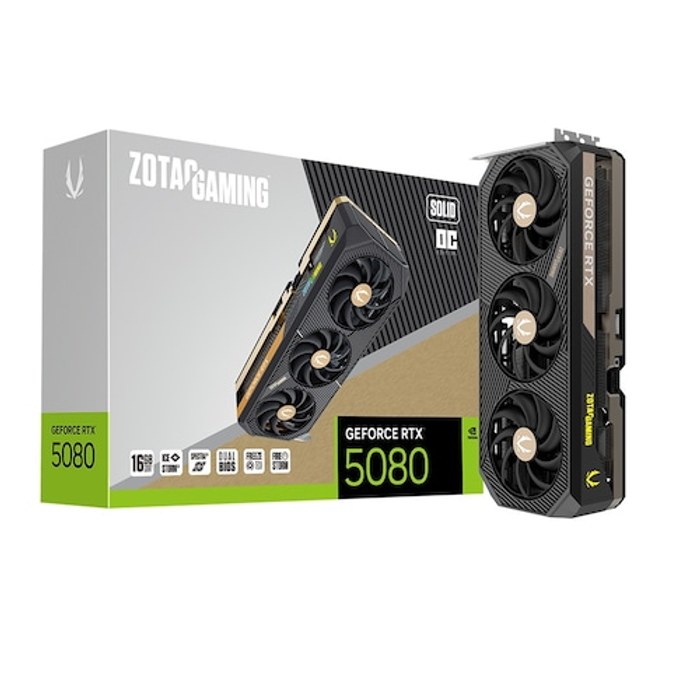 ZOTAC GAMING 지포스 RTX 5080 SOLID OC D7 16GB