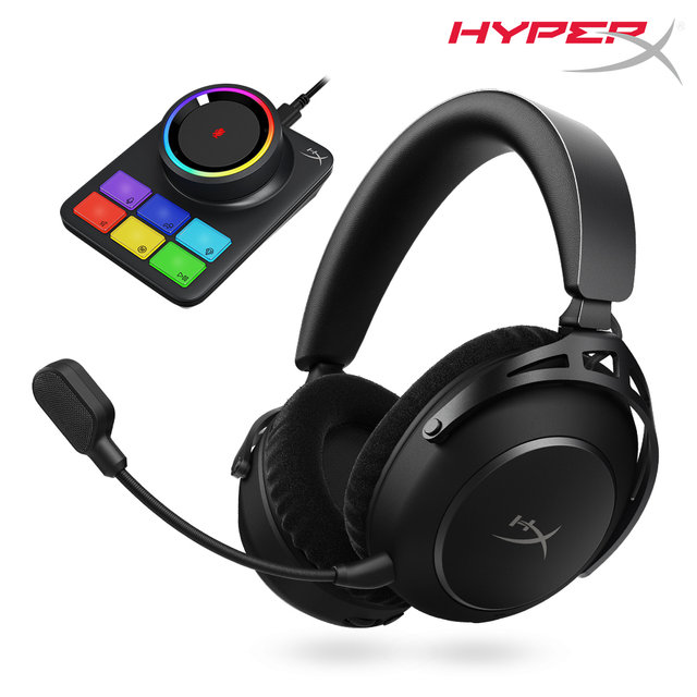 하이퍼엑스 클라우드 알파 2 무선 게이밍 헤드셋 (블랙)