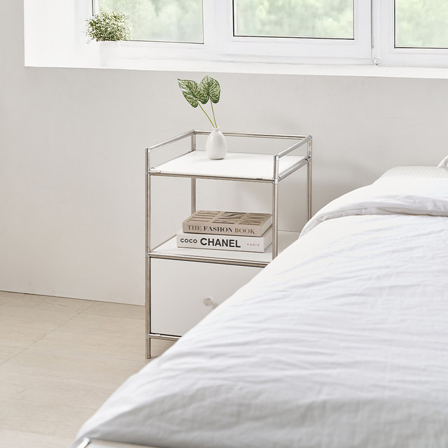 [비밀특가] 벨리에 베어 400 미드센츄리 철제 모듈 협탁 하부 서랍장 E0등급