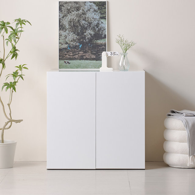 [착불배송 상세확인] L3146 화이트 다용도 수납장 800 1color