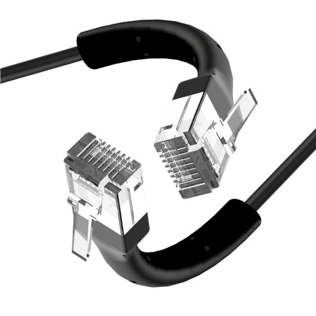 마하링크 CAT.6A UTP 상하꺽임 슬림 밴더블 랜케이블 3M ML-C6FB3