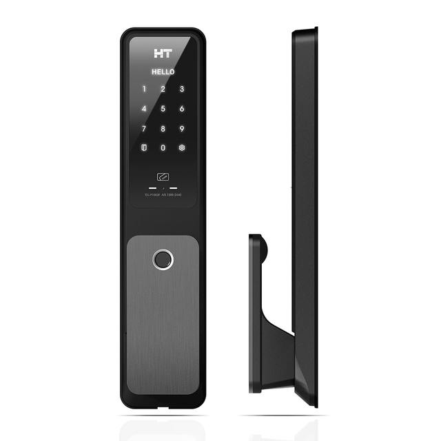 현대HT 지문인식 현관 도어락 즉시잠김 강화도어 푸시풀 디지털도어락 TDL-P1102F 고객직접설치