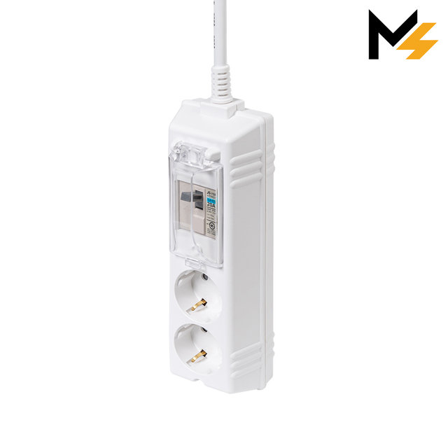 슬림플러그 국산 고용량 에어컨 히터 세탁기 과부하차단 배선차단 2구 5m