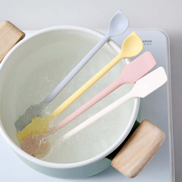 이지실리 실리콘 미니 스파츌라 알뜰 주걱 롱 스푼 멀티툴