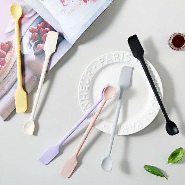 이지실리 실리콘 미니 스파츌라 알뜰 주걱 롱 스푼 멀티툴