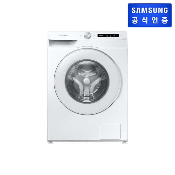 [구독] 삼성전자 드럼 세탁기 WW12T504DTW 12kg, 버블위시, 화이트 의무36개월