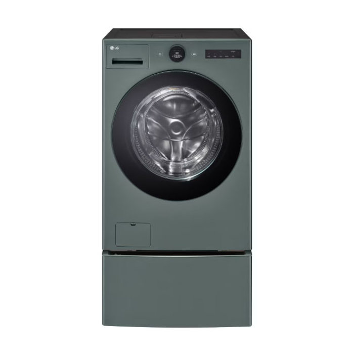 [구독] LG트롬 오브제컬렉션 워시콤보 3in1 25kg+15kg+4kg 그린 FH25GSX 의무60개월