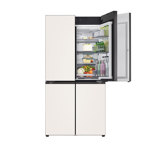 LG 디오스 AI 오브제컬렉션 더블매직스페이스 4도어 냉장고 M876GBB232.AKOR [871L,베이지] 