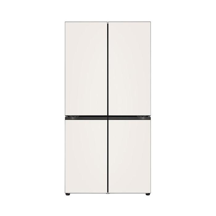 LG전자 [구독] LG 디오스 AI 오브제컬렉션 더블매직스페이스 4도어 냉장고 M876GBB232.AKOR 871L,베이지 의무60개월