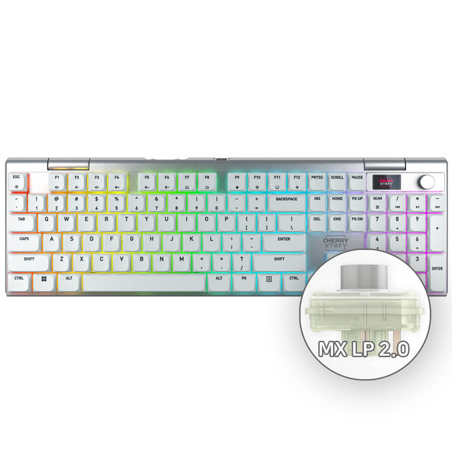 체리 엑스트리파이 MX 10.1 LP 8K 무선 게이밍 키보드 (블랙/실버)
