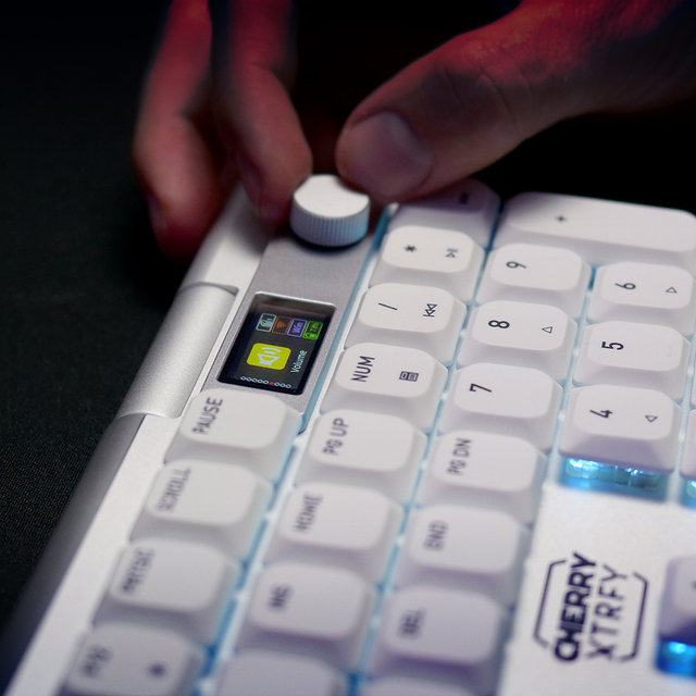 체리 엑스트리파이 MX 10.1 LP 8K 무선 게이밍 키보드 (블랙/실버)