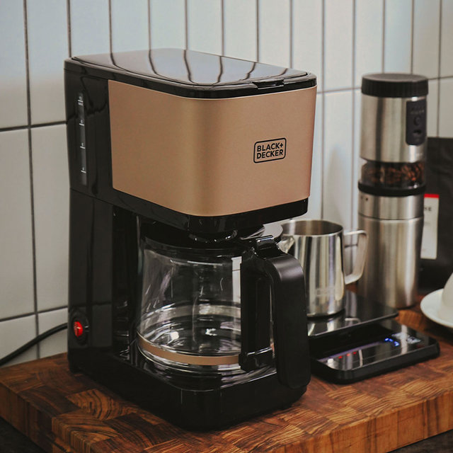 블랙앤데커 커피메이커 대용량 원두커피머신 1.25L BXCO1240-A 블랙