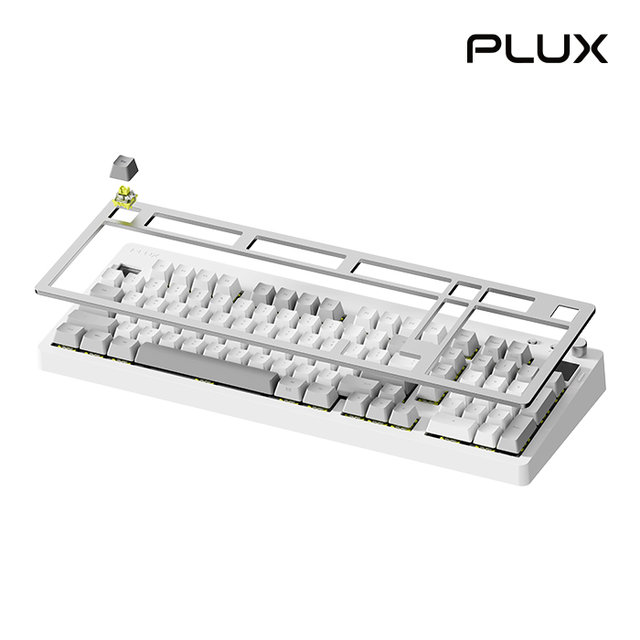 플럭스 커스텀 키보드 세트 (카밍실버) PLX-KB99SL(SET)