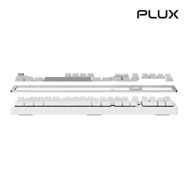 플럭스 커스텀 키보드 세트 (카밍실버) PLX-KB99SL(SET)