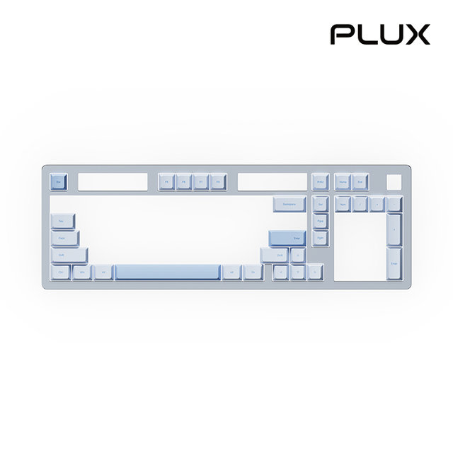 플럭스 커스텀 키보드 세트 (젠틀블루) PLX-KB99BL(SET)