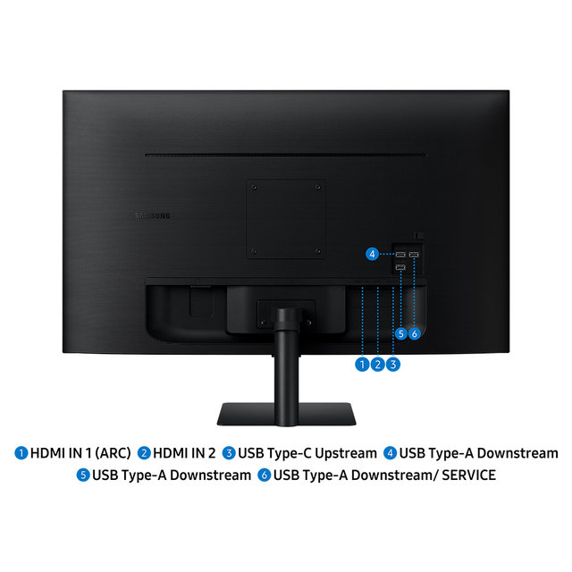 삼성전자 스마트모니터 M7 LS32FM700 블랙 80cm(32인치) UHD 4K 모니터 LS32FM700UKXKR