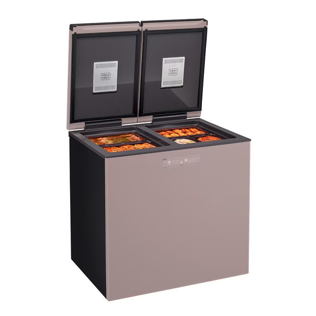 디오스 오브제컬렉션 김치톡톡 뚜껑형 김치 냉장고 Z225MKK151 (217L, 메탈, 클레이핑크, 1등급)