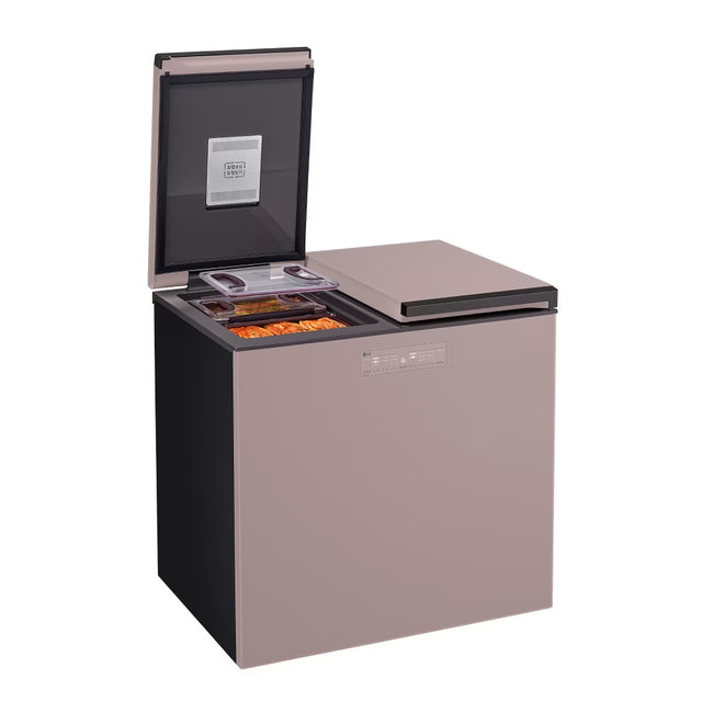 디오스 오브제컬렉션 김치톡톡 뚜껑형 김치 냉장고 Z225MKK151 (217L, 메탈, 클레이핑크, 1등급)