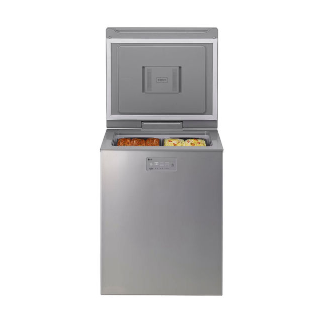 디오스 뚜껑형 김치냉장고 K135SS123 (128L, 메탈, 베이지, 3등급)