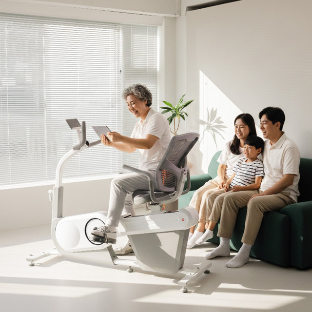 (직접설치) 사이클론지 ERG EMS 스마트 좌식바이크