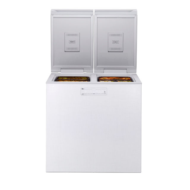 디오스 김치톡톡 뚜껑형 김치 냉장고 K225LW121 (217L, 린넨화이트, 1등급)