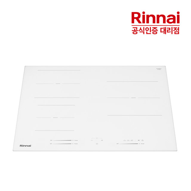 [전국무료설치]25년 신상품 린나이 3구 인덕션 전기레인지 IHLW634EX 유로케라 화이트글라스 3,400W HM