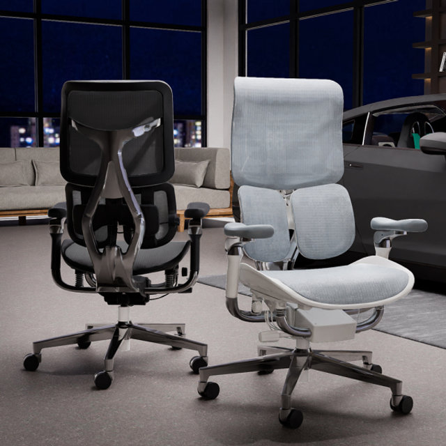 에르고백 D300 프리미엄 하이엔드 풀메쉬 체어(시공)